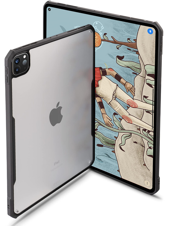 TineeOwl iPad Pro 11 inch Case 2022, 2021, 2020 & 2018 (4th, 3rd, 2nd & 1st Generation) Ultra Thin Matte Clear, Supports Apple Pencil Wireless Chargi