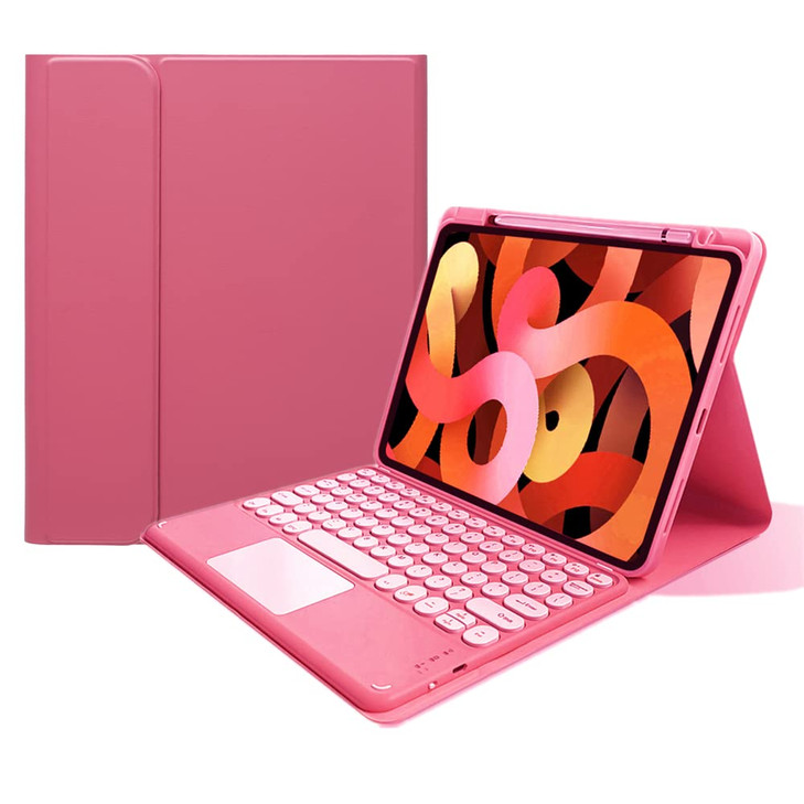 kaitesi Keyboard Case for iPad Air 11" (M3/M2)/ Air (5th/4th Gen) 10.9"/ Pro 11" (4th/3rd/2nd/1st Generation) Case with Touchpad Detachable Color Key