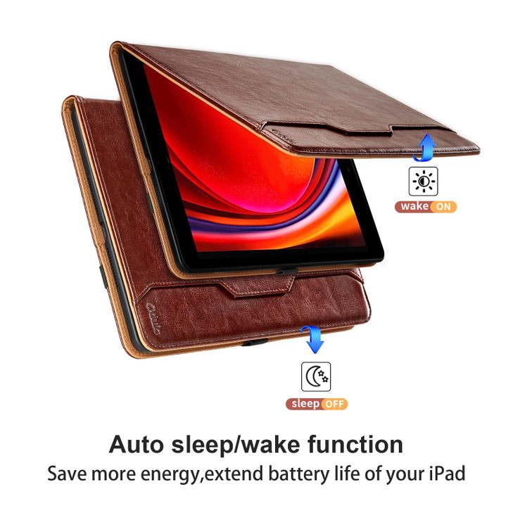 Case for Samsung Galaxy Tab S10 Plus 2024/S9 FE+/S9 Plus 12.4 Inch 2023 - Model SM-X820/X826B/X610/X616B/X810/X816B with S Pen Holder and Pocket, PU