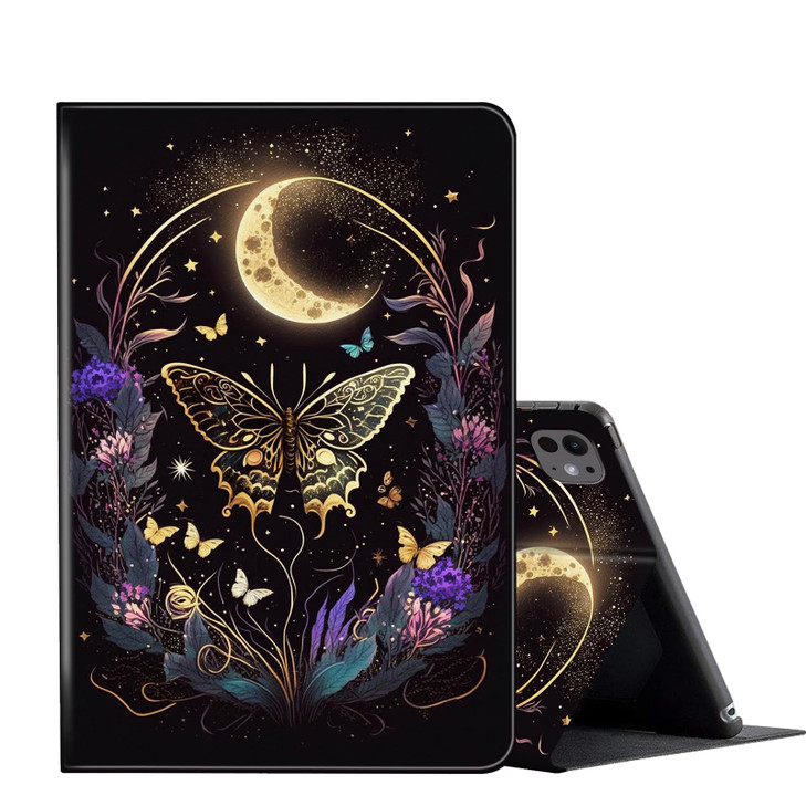 FUYOCWE for iPad Pro 11 Inch Case (M4,5th Generation,2024),PU Leather Slim Folding Stand Auto Sleep Wake Smart Cover for iPad 11" 2024 Model (A2836/A