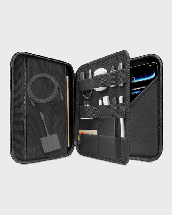 tomtoc Portfolio Case for 13 Inch iPad Pro M5/M4, iPad Air M3/M2 2025-2024, 12.9'' iPad Pro M2/M1, Protective Sleeve with Accessories Pocket, Carryin