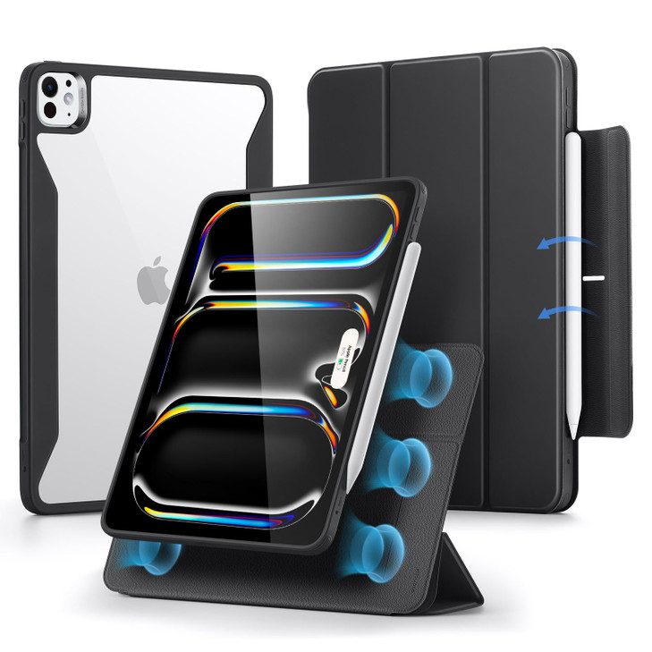 ESR for iPad Pro 11 Inch Case (M5/M4) 2025/2024, Removable Magnetic Cover with Pencil Holder, Vertical Stand, Fully Supports Pencil Pro and Pencil (U