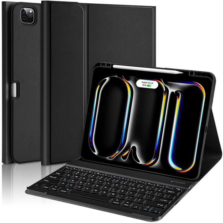 aMZCaSE for iPad Pro 13 inch Case with Keyboard (M5/M4) 2025/2024, for iPad Pro 13 Keyboard with Magnetic Detachable Folio Slim Cover,Smart Sleep/Wak