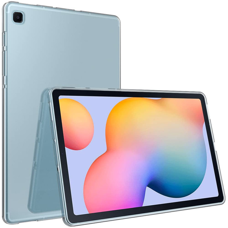 Puxicu Clear Case for Galaxy Tab S6 Lite, Slim Design Flexible Soft TPU Protective Cover for Samsung Galaxy Tab S6 Lite 10.4 Inch 2020/2022/2024 Tabl