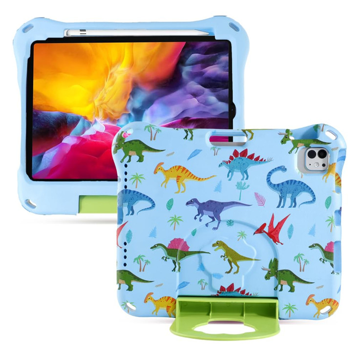 iPad Mini 6 7 2024 Kids Tablet Case for Kids Boy Girl,iPad Mini 7th 6th Generation 8.3 Dinosaur Light EVA Foam Shockproof Kid-Proof Kid-Friendly Kids