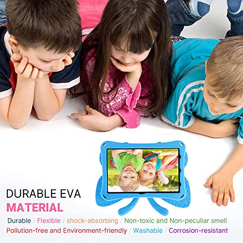 iPad Pro 11 2024 Case Kids,iPad 10.9 Air 6 Air 5 4 Butterfly Kids Case with Stand Light EVA Full Boby Drop Protective Rugged Shockproof Kid-Proof iPa