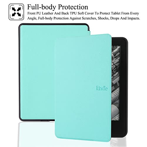 REASUN Case for 6.8" Kindle Paperwhite 2021,Premium PU Leather Slim Cover with Auto Sleep/Wake Case for Kindle Paperwhite 11th Generation 2021 Releas