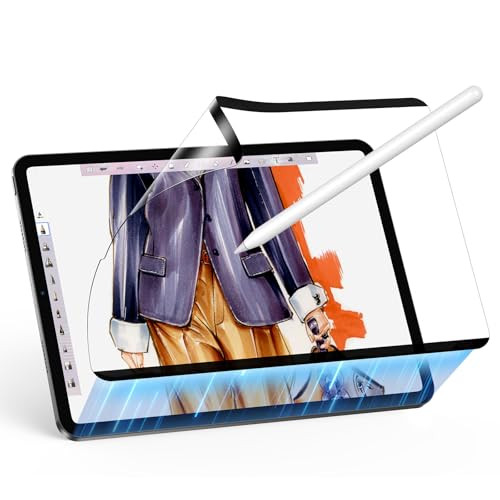 ESR for iPad Pro 12.9 Inch Paper-Feel Magnetic Screen Protector 6th/5th/4th/3rd Generation (2022/2021/2020/2018), Write and Draw Like on Paper, Detac