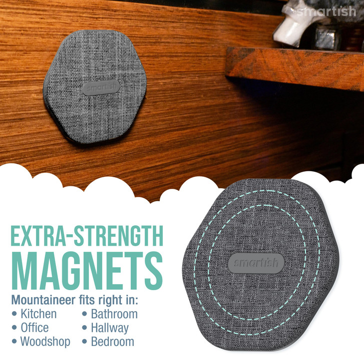 Smartish® MagSafe Mountaineer Wall Mount - Compatible with Apple iPhone 17/16/15/14/13 - Magnetic Stick on Adhesive Phone Holder - Extra Strength Mag