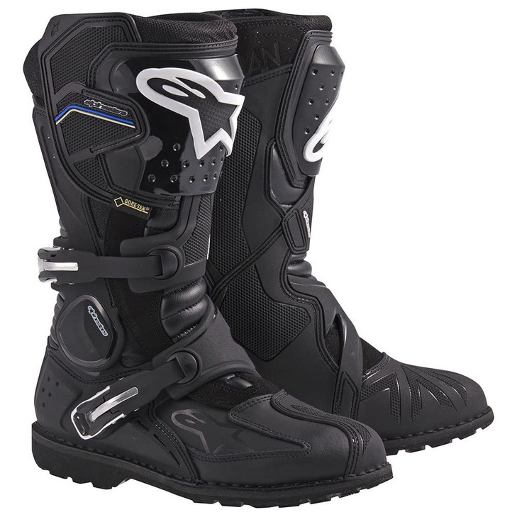 Alpinestars Toucan Gore-Tex Boots, Waterproof Adventure Motorcycle Boots, CE-Certified, 10, Black