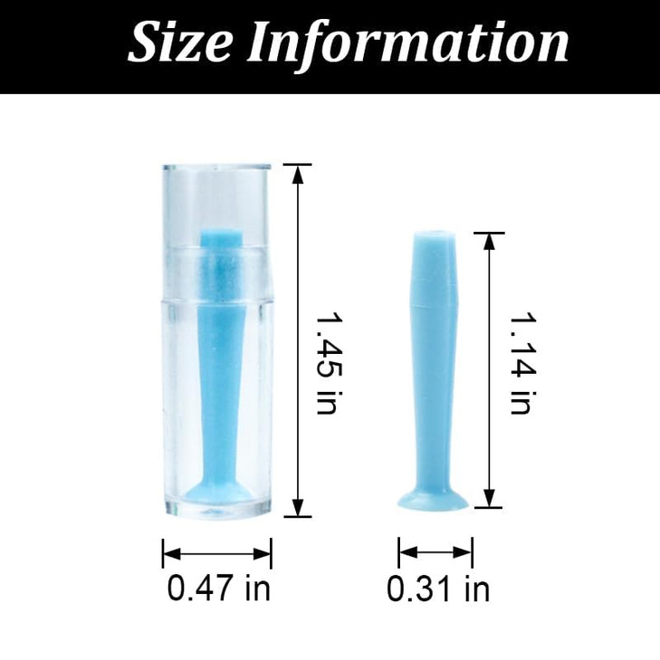 15 Pcs Contact Lens Remover Tool Scleral Lenses Hard Eye Contact Remover Plunger Suction Cup Lens Inserter Tools