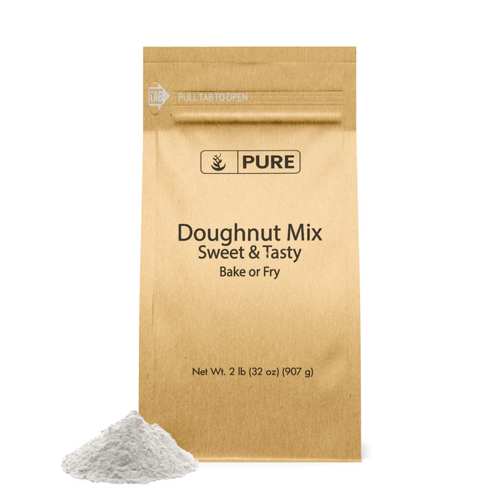 Pure Original Ingredients Donut Mix (2 lb) Bake Or Fry, Homemade Crispy Treat Mix