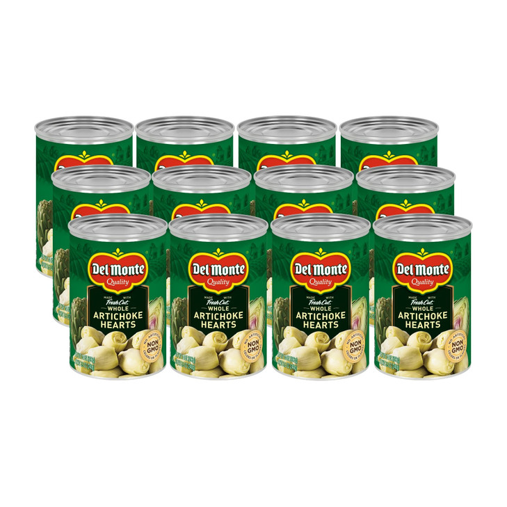 Del Monte® Whole Artichoke Hearts 14 oz. Can, 12 Pack