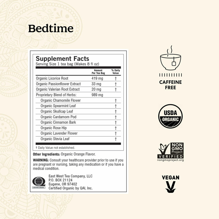 Yogi Tea Bedtime Tea - 16 Tea Bags per Pack (4 Packs) - Chamomile & Passionflower Herbal Tea Blend - Tea to Support a Good Night's Sleep - Includes L