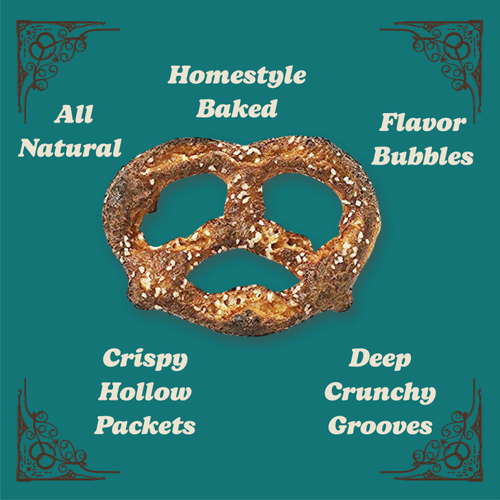 Unique Snacks Original Splits Pretzels, Delicious Homestyle Baked Snack Bag, OU Kosher, and Non-GMO Food, No Artificial Flavor, 11 Oz. Bag, Pack of 6