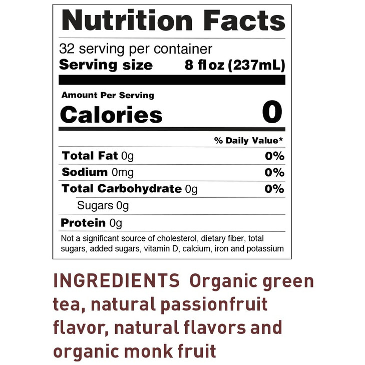 The Republic of Tea  Sweet Iced Tropical Green Tea, 8 Large Quart-Sized Iced Tea Pouches, Naturally Caffeinated