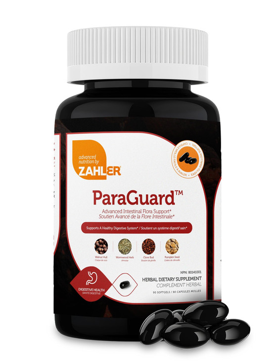 Zahler - ParaGuard Cleanse Softgels - Gut Health Detox Supplement - Formula has Wormwood, Garlic Bulb, Pumpkin Seed, Clove & More - Natural Cleanse D