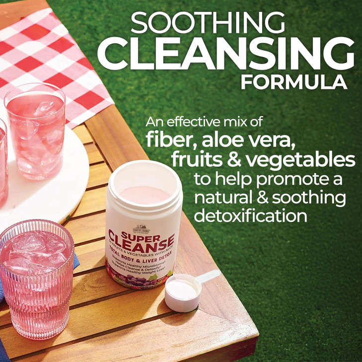 Country Farms Super Cleanse, Super Juice Cleanse, Supports Healthy Digestive System, 34 Fruits and Vegetables with Aloe, Promotes Natural Detoxificat