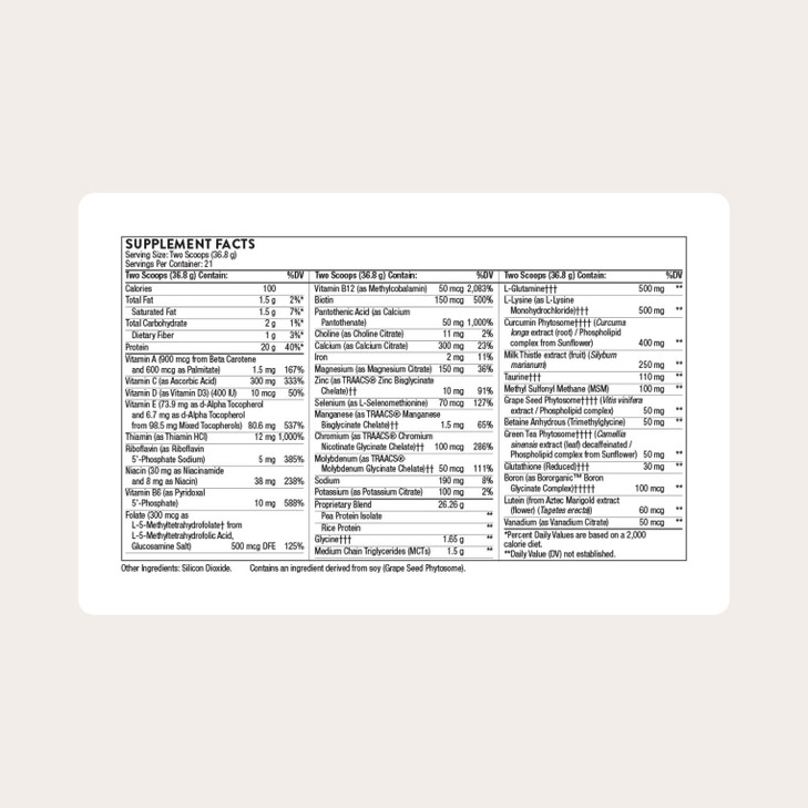 THORNE - MediClear Plus - Foundational Support, Eliminate Environmental and Dietary Toxins* - Rice and Pea Protein-Based Drink Powder with a Complete