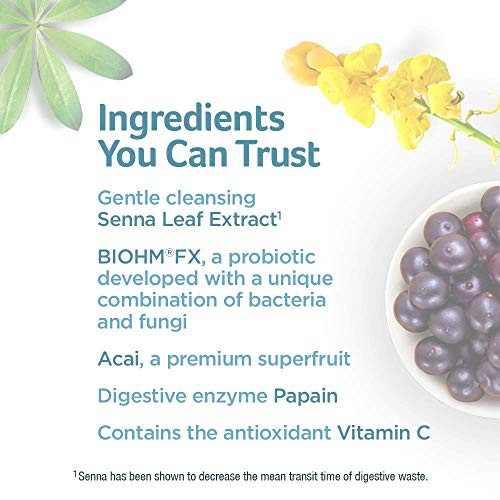 Purely Inspired Detox Cleanse | 7 Day Cleanse + Probiotics | Acai Berry | Whole Body Detox for Women & Men | Senna Leaf, Probiotics & Digestive Enzym