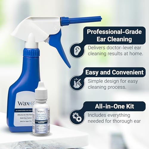 Doctor Easy Wax-Rx Ph Conditioned Ear Wash System, 15.2 Ounce