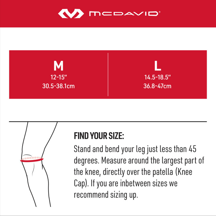 McDavid Level 2 Knee Strap/Patella, For adults