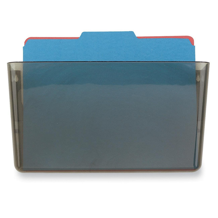 Officemate Wall File, Letter Size, 13 x 4 1/8 x 7 Inches, Smoke (21431)