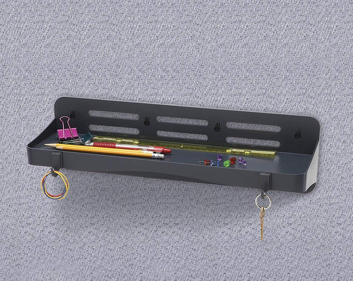 Officemate Verticalmate Cubicle Shelf, Slate Gray (29232)