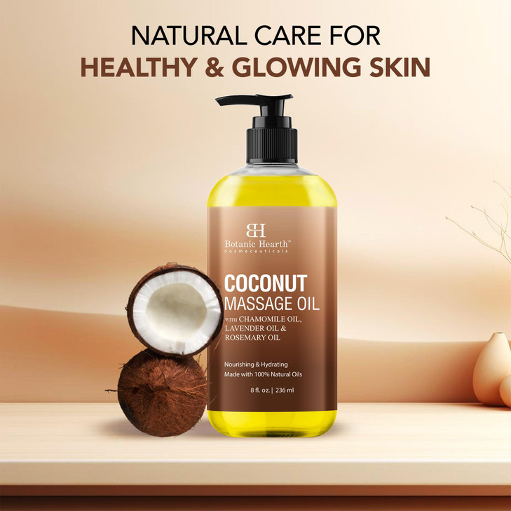 Botanic Hearth Massage Oil |Refreshing, Relaxing Massage Oils for Muscle Relaxing & Joint Comfort | Made with Natural Oils | for All Skin Types, for