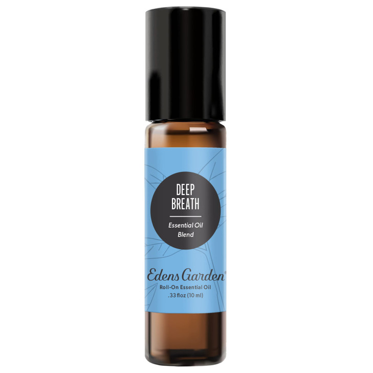 Edens Garden Deep Breath Essential Oil Roll-On Blend- 100% Pure Premium Grade, Natural, Therapeutic, Aromatherapy, Kid & Skin Safe, The Best for Well