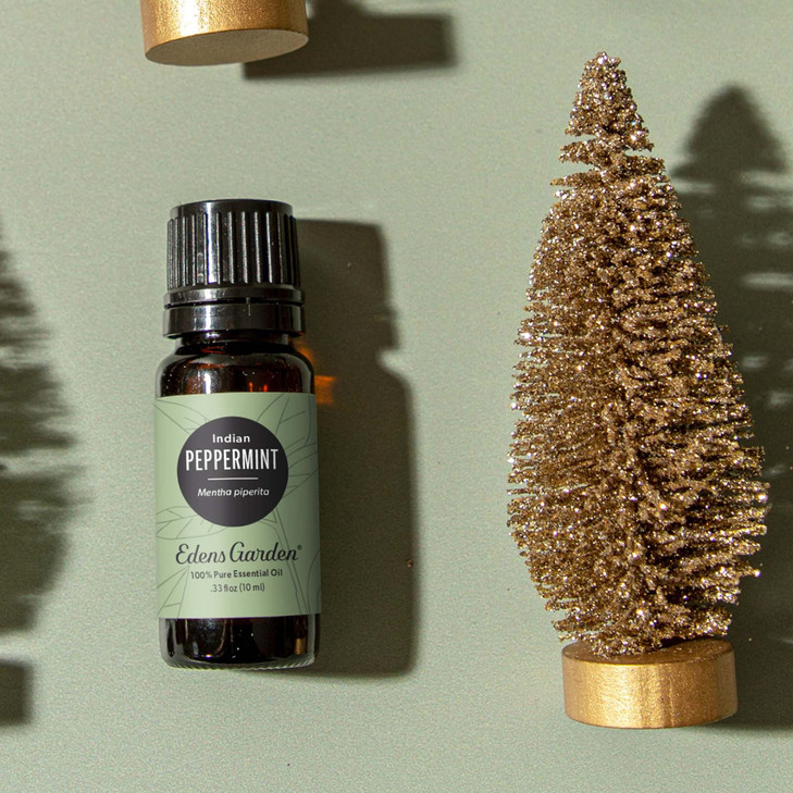 Edens Garden Peppermint- Indian Essential Oil- 100% Pure Premium Grade, Undiluted, Natural, Therapeutic, Aromatherapy, The Best for Diffuser, Face, C