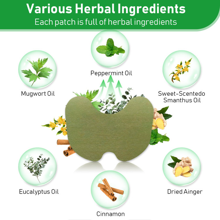 MQUPIN 14 Pcs Knee Patches, Natural Knee Patch for Bone On Bone, for Back, Neck, Shoulder, Waist