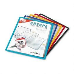 Durable Replacement Panels for SHERPA/VARIO Design Reference System - Assorted Colors - Desk Reference Organizer - Pack of 5