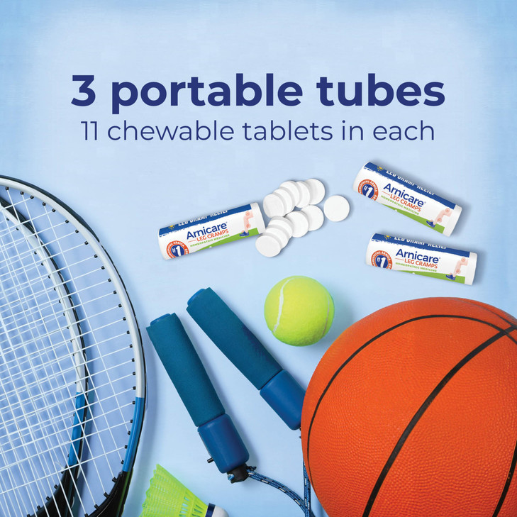 Boiron Arnicare Leg Cramps for Day and Night Relief from Cramping and Stiffness in Feet or Calves - 33 Tablets