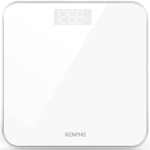RENPHO Scale for Body Weight, Mechanical Bathroom Weighing Scale, Highly Accurate & Measures Weight up to 400 lb/180kg, Batteries Included, 10.2"/260