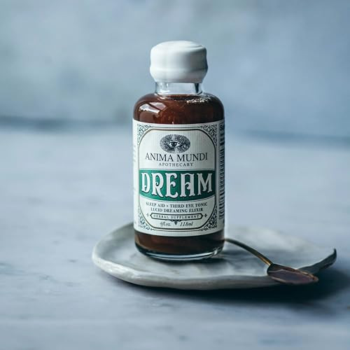 Anima Mundi Apothecary Lucid Dream Elixir - Third Eye Tonic - Relaxing Adaptogenic Drink - Support Lucid Dreaming and Visionary Sleep with This Calmi
