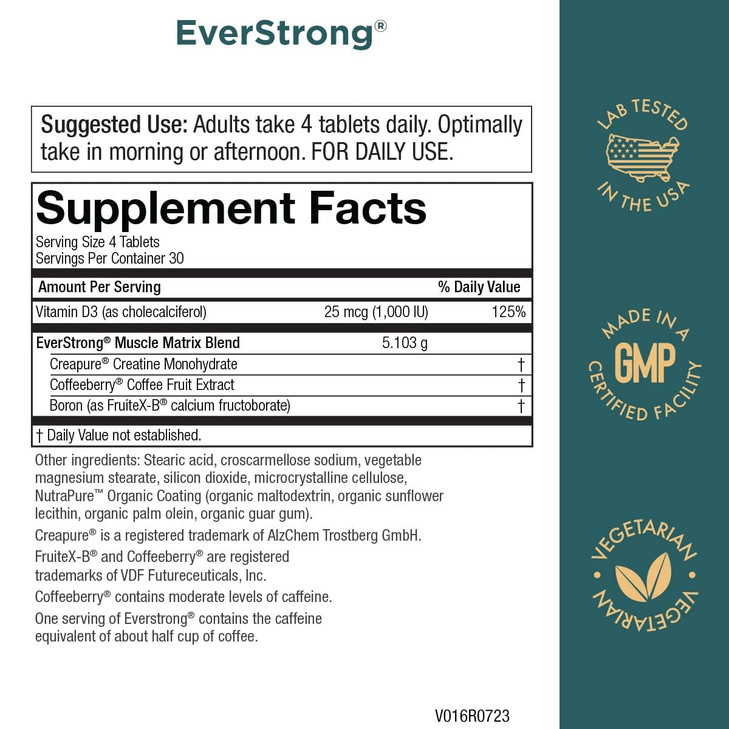 EverStrong - Creatine Monohydrate Blend - Clinically Studied for Golf Maximizing Driving Distance - Muscle Matrix Blend - Joint, Muscle & Energy Supp