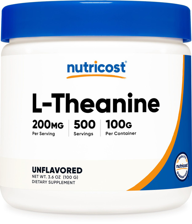 Nutricost L-Theanine Powder 100 Grams - Gluten Free & Non-GMO