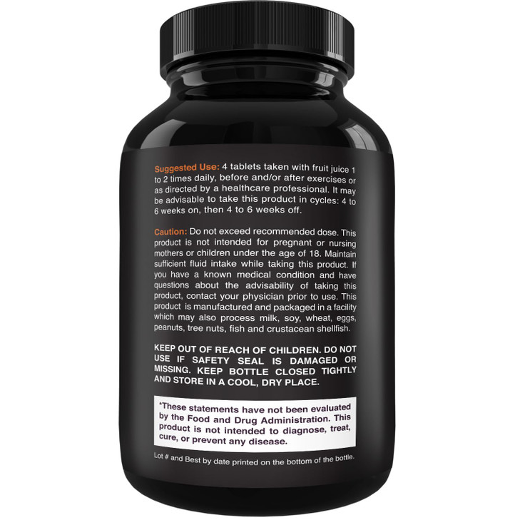 Natures Craft High Strength Tri Phase Creatine Tablets for Women & Men - Formula Blend of Creatine Monohydrate, 300mg HCL & Pyruvate Supplement - Mus