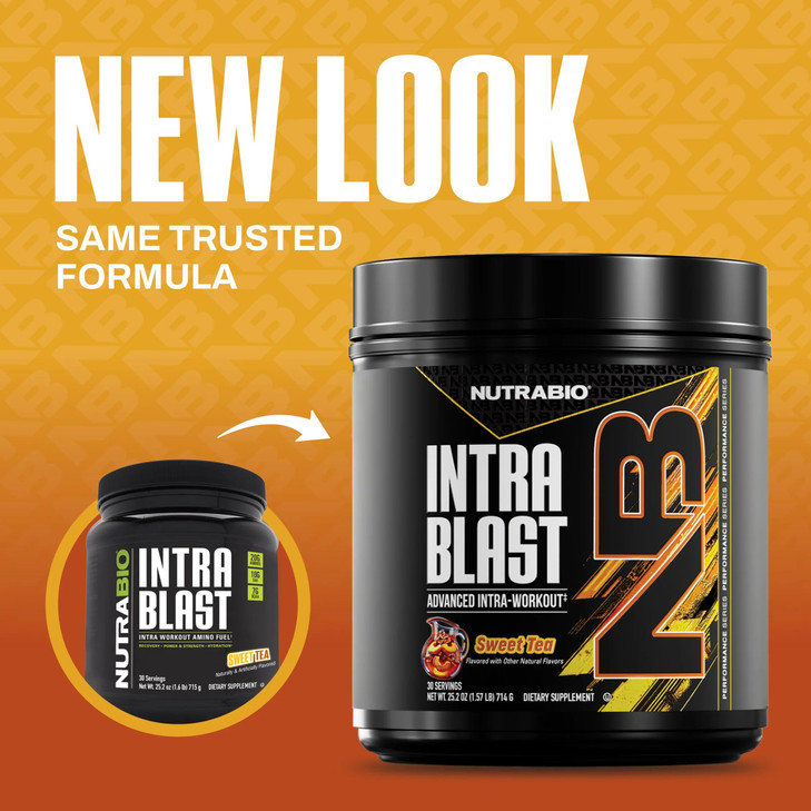 NutraBio Intra Blast Bcaa Powder Amino Acid Supplement, Electrolyte & Hydration Blend, Intra, Pre Workout & Muscle Recovery, 20g Eaa Amino Acids Powd
