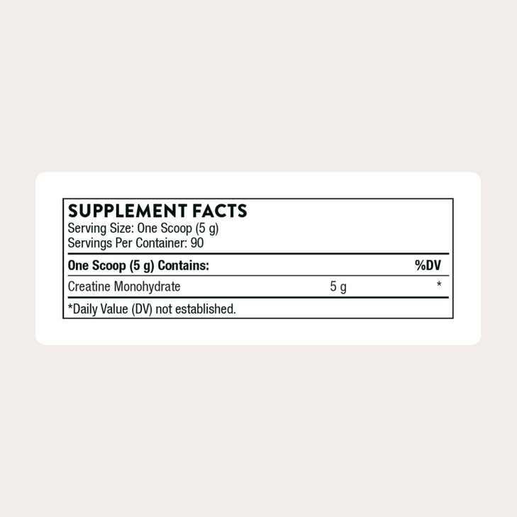 THORNE Creatine - Micronized Creatine Monohydrate Powder - Support for Muscles & Cognitive Function* - for Women & Men - Unflavored - NSF Certified f