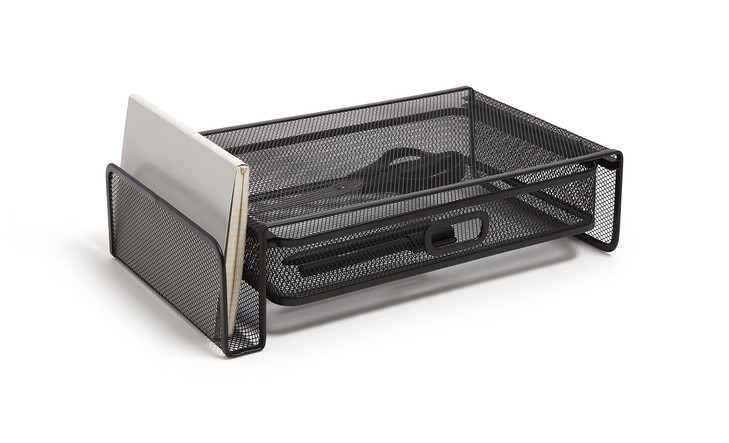 TRU RED Mesh Phone Stand for Desktop Phones  Telestand Desk Organizer for Office Use