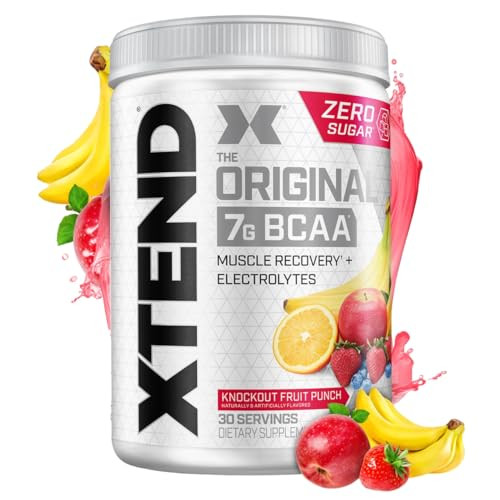 Xtend Original BCAA Powder 7g BCAA and 2.5g L-Glutamine, Sugar Free Post Workout Muscle Recovery Drink with Amino Acids for Men & Women, 30 Servings