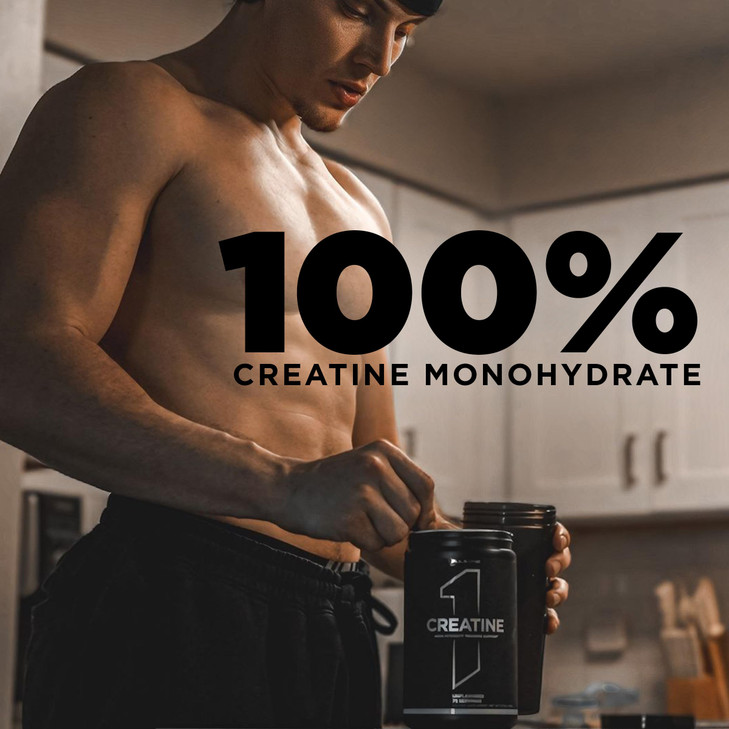 Rule 1 Creatine Powder  Pure Micronized Creatine Monohydrate for High-Intensity Exercise and Lean Body Mass Support, Flavored and Unflavored (75 Ser