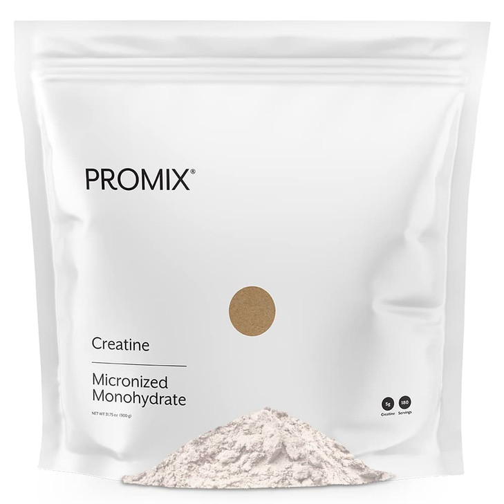 ProMix Nutrition Creatine Monohydrate Powder, Unflavored - 5g of Micronized Creatine per Serving - Increase Muscle Gain, Strength & Power & Supports