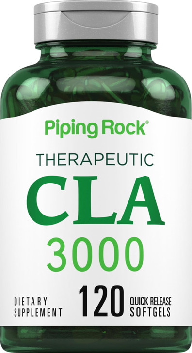 Piping Rock CLA Supplements | 3000mg | Conjugated Linoleic Acid | 120 Softgels | Non-GMO, Gluten Free