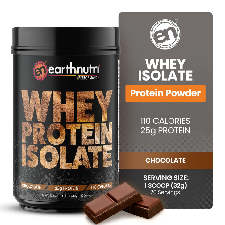 Whey Isolate Protein Powder  Post Workout Recovery Powder for Muscle Recovery & Growth  25g Protein  Easily Digestible  Non-GMO & Gluten-Free  C