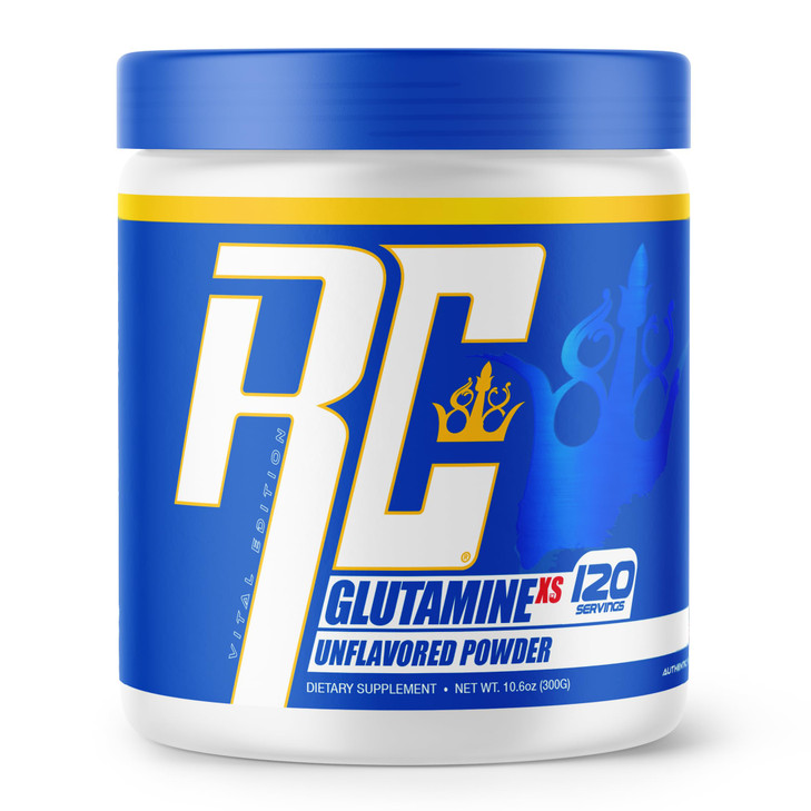 Ronnie Coleman Signature Series Glutamine Powder, Supplement for Post Workout Muscle Recovery, Supplements with L-Glutamine for Men and Women, Streng