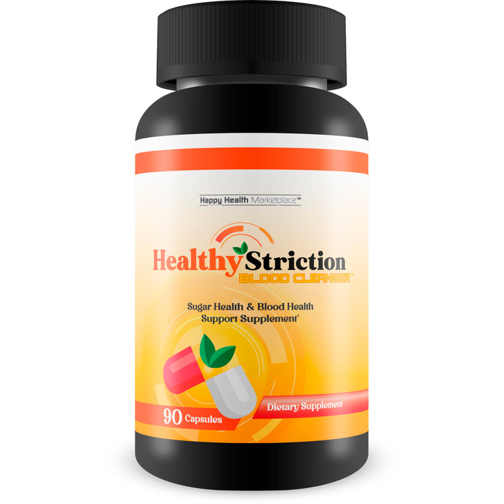 Healthy Striction Blood Cleanser - Our Best Blood Cleanser for Sugar Support & Blood Support - Blood Balance Blood Booster Circulatory Supplements -