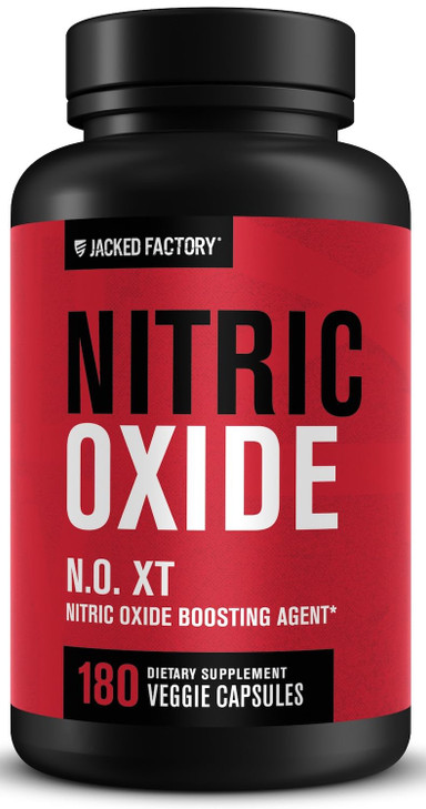 Jacked Factory N.O. XT Nitric Oxide Supplements for Men w/Nitrosigine L Arginine L Citrulline Supplement for Muscle Pumps & Vascularity - Pre Workout